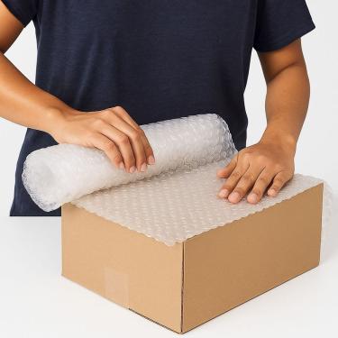 Imagem de Plástico Bolha 1,3m X 100m – Proteção E Amortecimento Para Embalagens, Mudanças E Transporte