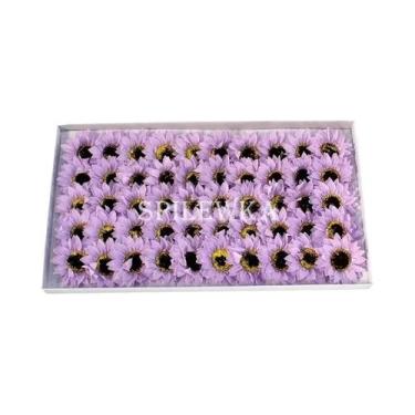 Imagem de Cabeças De Flores De Sabão De Girassol 25-50 Peças Buquê Artificial Et