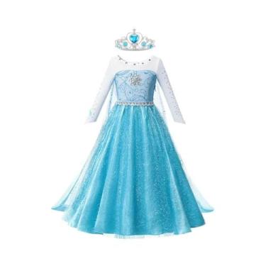Imagem de Fantasia De Princesa Elsa 2 Para Meninas, Vestido De Verão, Fantasia D