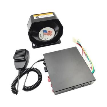 Imagem de Alarme Veicular 12V Para Caminhões De Bombeiros E Ambulâncias Com Sire