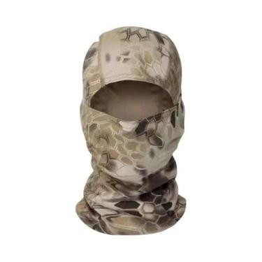 Imagem de Máscara Balaclava Camuflada Para Ciclismo, Caça, Caminhada, Esqui E Ca