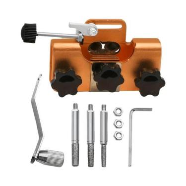 Imagem de Kit Portátil De Afiador De Motosserra Manual Com Manivela, Ferramenta 