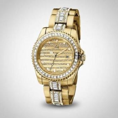 Imagem de Relógio Feminino Champion Ana Hickmann Dourado Luxo AH28197H-Feminino