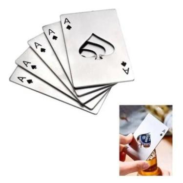 Imagem de Abridor de garrafa  as de espadas - bazar do saara, PRATA