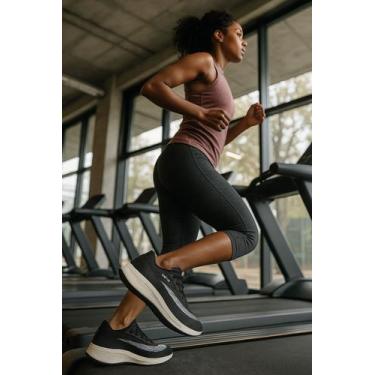 Imagem de Tênis Feminino Masculino Ideal para Corrida Caminha Treino Solado Anti