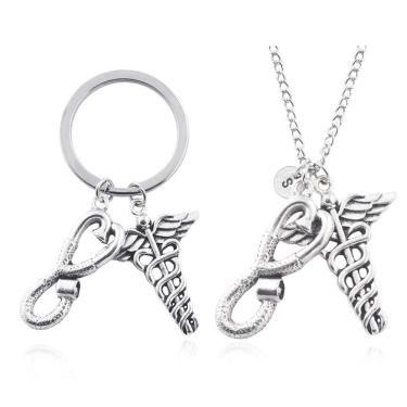 Imagem de Chaveiro, estetoscópio médico, pingente, enfermeira, médico, presente