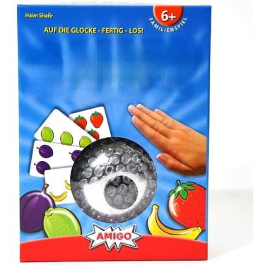 Imagem de Jogo de cartas Amigo Auf die Glocke Fun Family com sino para maiores de 6 anos