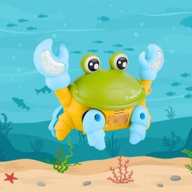 Imagem de Brinquedo Caranguejo Musical Fujão À Pilha, Azul