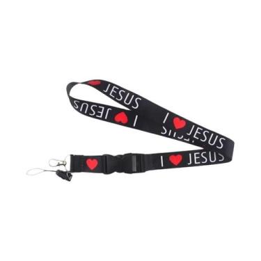 Imagem de Cordão De Pescoço Com Estampa De Borboleta E Lua, Suporte Para Crachá 