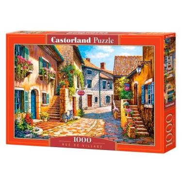 Imagem de Puzzle 1000 peças Rua de Vilarejo - Castorland