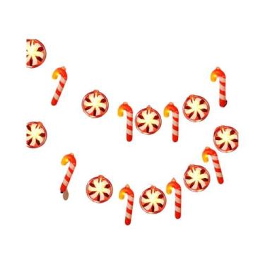 Imagem de Luzes De Cordão LED Vermelhas Para Bastão De Caminhada, 10, 20, 30 Luz