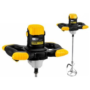 Imagem de Misturador Elétrico 1200W 127V Profissional para Argamassa Tinta Gesso
