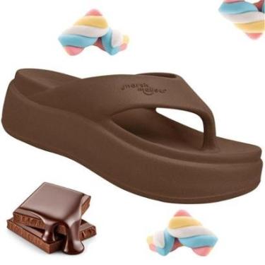 Imagem de Flatform Chinelo Alto Piccadilly Marshmallow EVA Ultra Leve-Feminino