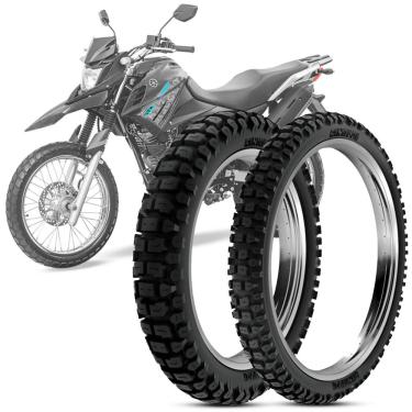 Imagem de 2 Pneu Moto Crosser Rinaldi 110/90-17 60p 90/90-19 52p Rt36