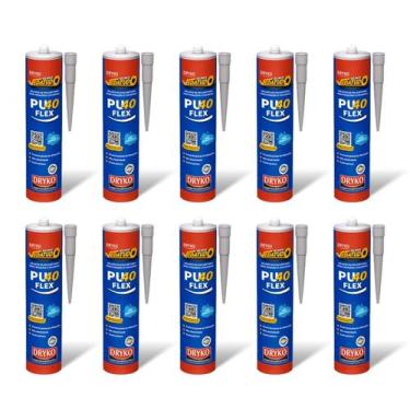Imagem de Kit 10 Adesivo Selante PU40 Flex Multiuso 360g Vedação Trinca Ralo Por
