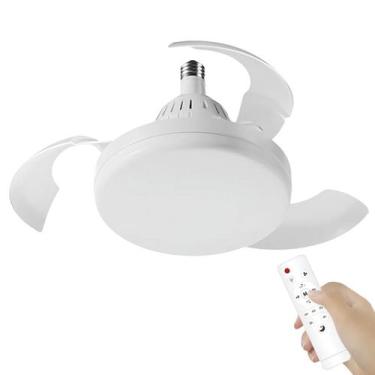 Imagem de Ventilador De Teto Retratil Lampada Led 3 em 1 Ajustavel Iluminaçao Co