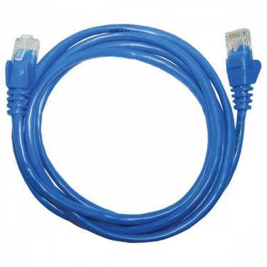 Imagem de Cabo de Rede Patch Cord Seccon Cat6 Azul, 2,5m
