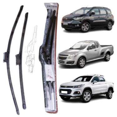 Imagem de Palheta Limpador Parabrisa Gm Montana 2020 A 2022 Spin 22/26 - VETOR (