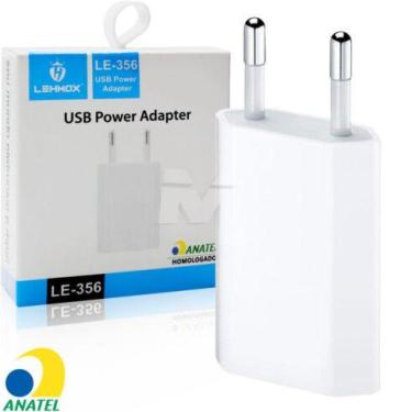 Imagem de Carregador Celular Universal Anatel Caixinha Celular Turbo Usb - Lehmo
