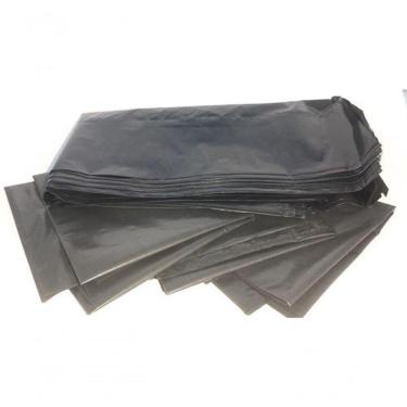 Imagem de Saco para Lixo Reforçado Preto 100L com 100 Unidades para Limpeza e Organização Higipack