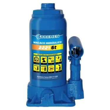 Imagem de Macaco Hidráulico 6 Toneladas Tipo Garrafa Bremen 22211