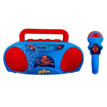 Imagem de Brinquedo Infantil Boombox Karaoke - Homem Aranha Candide - 5871