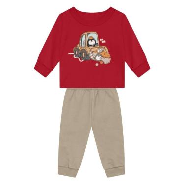 Imagem de Conjunto bebê menino de pinguim Brandili Baby