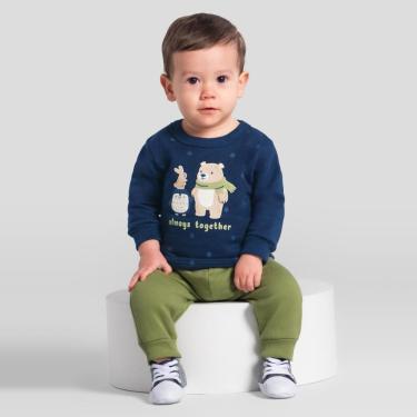 Imagem de Conjunto bebê menino de animais  Brandili Baby