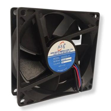 Imagem de Cooler Mini Ventilador 8025S-24 3 Fios 24V AsaFan D82 80mm - Asa Fan