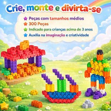 Imagem de Kit 3 Unidades Conekt Plakt Plukt Clikt Plokt Jogo Montar - - Pakitoys