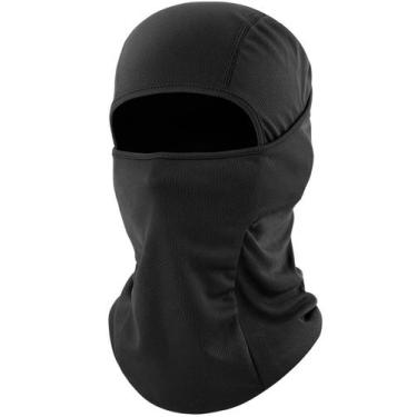 Imagem de Balaclava ROXUN corta-vento, quente e com proteção UV, preta