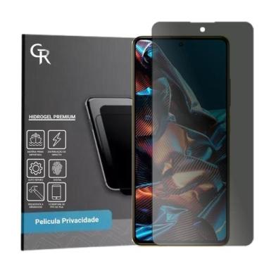 Imagem de Película Hidrogel Privacidade Compativel Com  Xiaomi Poco X5 Pro - Glo