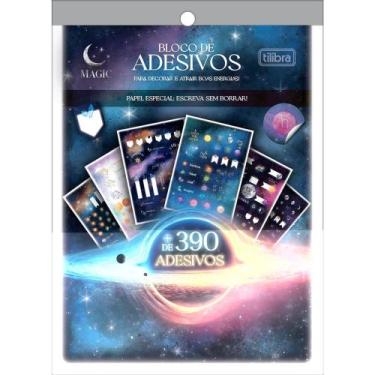 Imagem de Bloco de Adesivos Decorados Magic 12 Folhas - TILIBRA