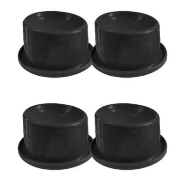 Imagem de Combo 4 Comedouro Ergonômico Filhote 80mL Mypetone - Preto