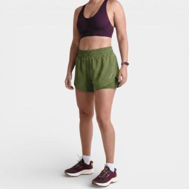 Imagem de Short Lupo LSport AF Duplo Running Feminino - Verde - M, M