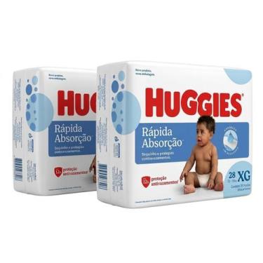 Imagem de Fralda Huggies Tam.Xg 28un Kit 02 pacotes, Xg