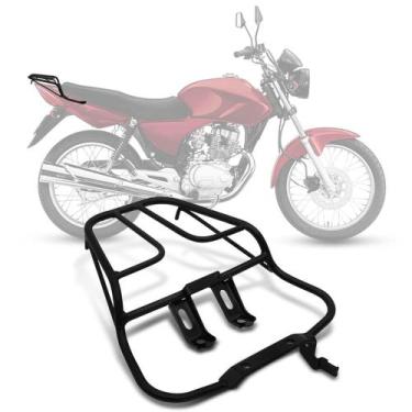 Imagem de Bagageiro Suporte Bauleto Pro Tork Sansão Moto CG 150 Titan 2005 a 200