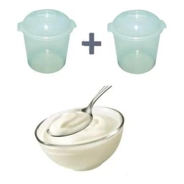 Imagem de Kit 2 Refil Pote Para Iogurteira Elétrica - iogurtevida