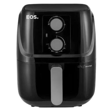 Imagem de Fritadeira Eletrica Airfryer 3L EOS 1300W Antiaderente Preta 127V, Pre