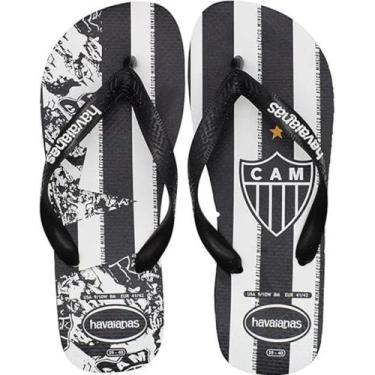 Imagem de Chinelo Masculino Atlético Macio Futebol Havaianas Top Times Cor:Branc