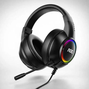 Imagem de Fone De Ouvido Headset Gamer Rgb ACG2510 Para Ps5 Xbox Pc Preto - AOC