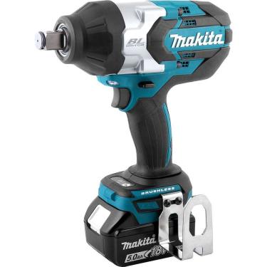 Imagem de Chave de Impacto a Bateria DTW1001RTJ 18V 5,0Ah Encaixe 3-4 Torque Máximo 1.050N.m Luz LED Bivolt Makita