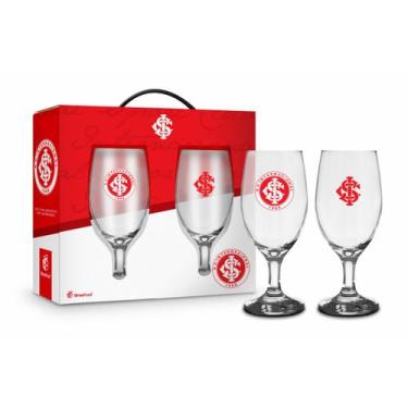 Imagem de Taça Windsor Cerveja Chopp Inter Copo Time 2Un - Brasfoot