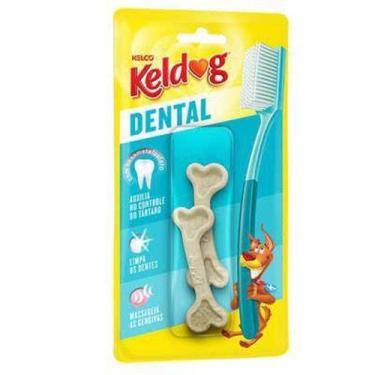 Imagem de Ossinho para cães Dental Francês Kelco Keldog 40g - 2un