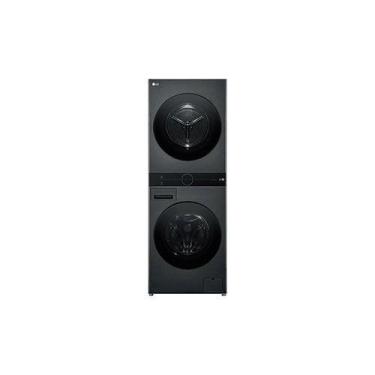 Imagem de Lava e Seca Elétrica LG Smart WashTower 14kg Aço Escovado Preto WK14BS
