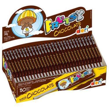 Imagem de Pirulito Mastigável Frutsy Chocolate 560g - Dori