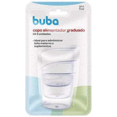 Imagem de Kit Copo Alimentador Graduado Buba com 3 unidades