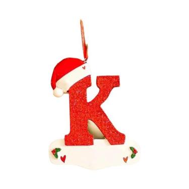 Imagem de Decoração De Árvore De Natal Com 26 Letras Em Acrílico DIY, Ornamento 