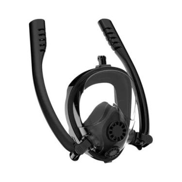 Imagem de Máscara De Snorkel Para Adultos Com Visão Total, Antiembaçante, Tubo D