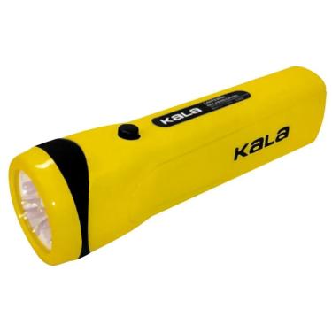 Imagem de Lanterna Recarregavel Kala 419214 Iluminacao Portatil 5 Leds Bateria Interna Selada 4V 600mAh Plugue Embutido